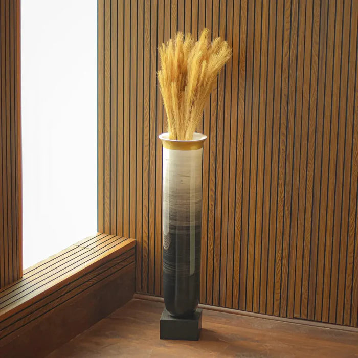 Brushed Slate Vase