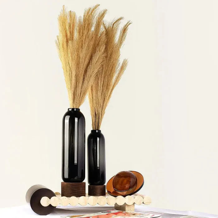 SAINTVASE WITH WOODEN BASE-Small